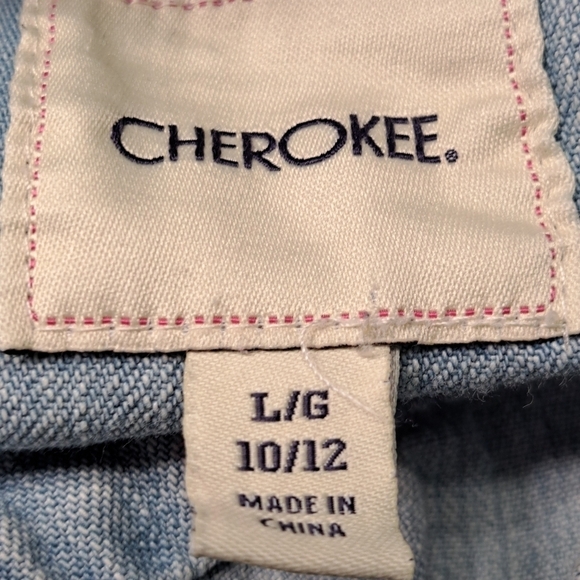 COPY - Cherokee Cropped Denim Jacket Size L (10-12) - Picture 5 of 5